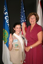 Kaitlyn and GSGCF CEO, Sue Stewart