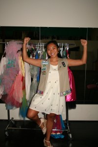 Ellie's Gold Award Pose