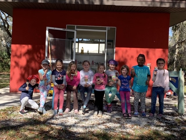 Eagles Perch Bathhouse Floor Paint 1 - troop 614