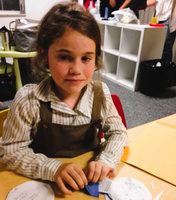 Mackenzie S. joined Girl Scouts when she was in the first grade, to make new friends.