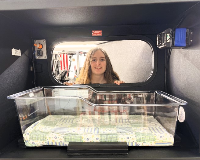 Kaylee Jones of Girl Scouts of Gulfcoast Florida earned her Girl Scout Gold Award by leading the “Hope for the Helpless” initiative to raise awareness of Safe Haven laws and advocate for Safe Haven Baby Boxes in Florida to help prevent infant abandonment.